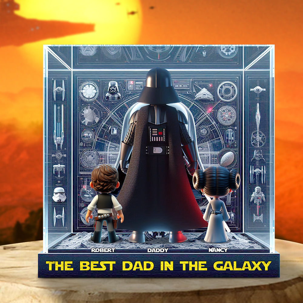 The Best Dad Acrylic Plaque Personalized Gifts For Dad 03OHDT120525 - Shaped Plaques - GoDuckee