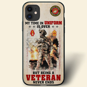 Custom Military Rank Gifts For Veteran Phone Case 08qnqn100724 - Phone Case - GoDuckee