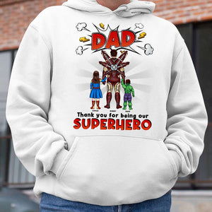 Thank You For Being Our Dad, Personalized Shirt, Father's Day Gift, Birthday Gift For Dad 04acqn260523tm - Shirts - GoDuckee