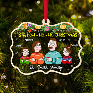 Personalized Gifts For Family Christmas Ornament 01TOPU241024HG - Ornament - GoDuckee