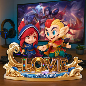 Enchanted Battle Couple Acrylic Plaque - Personalized Gifts For Couples 05TGLU040625 - Shaped Plaques - GoDuckee