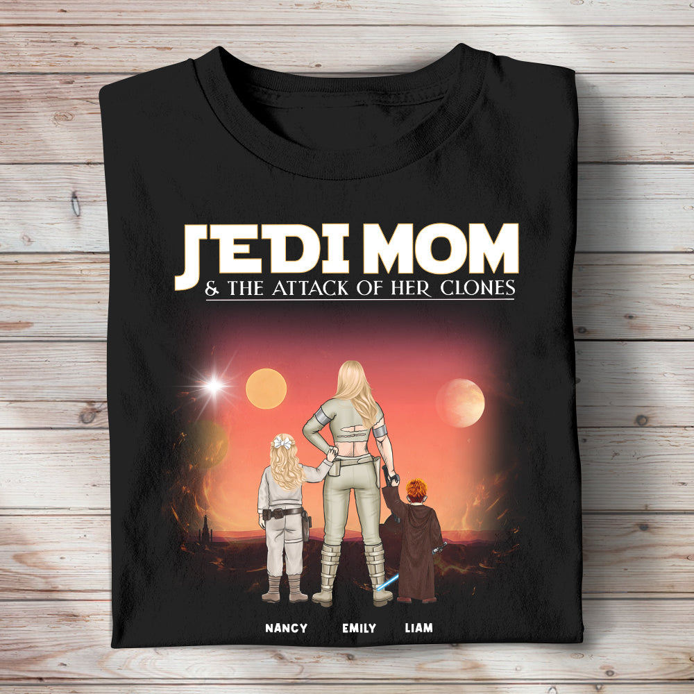 Personalized Gifts For Mom Shirt Mom And Her Clones 03qhpu170224hhhg GRER-2005 - 2D Shirts - GoDuckee