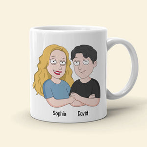 Sometimes I Look At My Husband Personalized White Mug - 04natn300523hh - Coffee Mug - GoDuckee