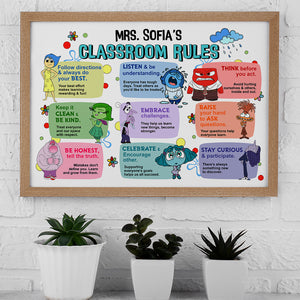 Personalized Gifts For Teacher Poster Classroom Rules 04XQMH070824 - Poster & Canvas - GoDuckee