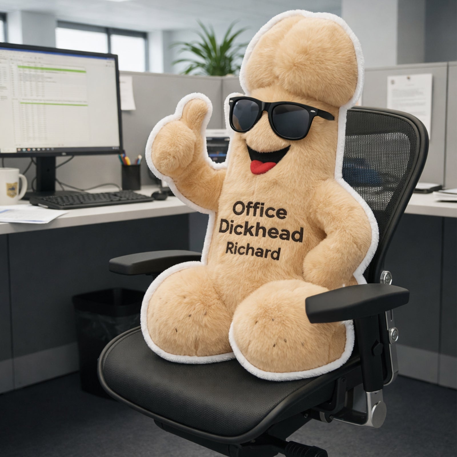 Funny Custom Shaped Pillow - Personalized Gifts For Coworker 01NAQN181125 - Pillow - GoDuckee