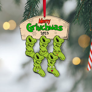 Socks Family Merry Xmas 02qhpo311023 Personalized Acrylic Ornament - Ornament - GoDuckee