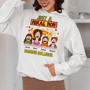 Personalized Gifts For Mom Shirt 02kapu080325hg Just A Feral Mom - Shirts - GoDuckee