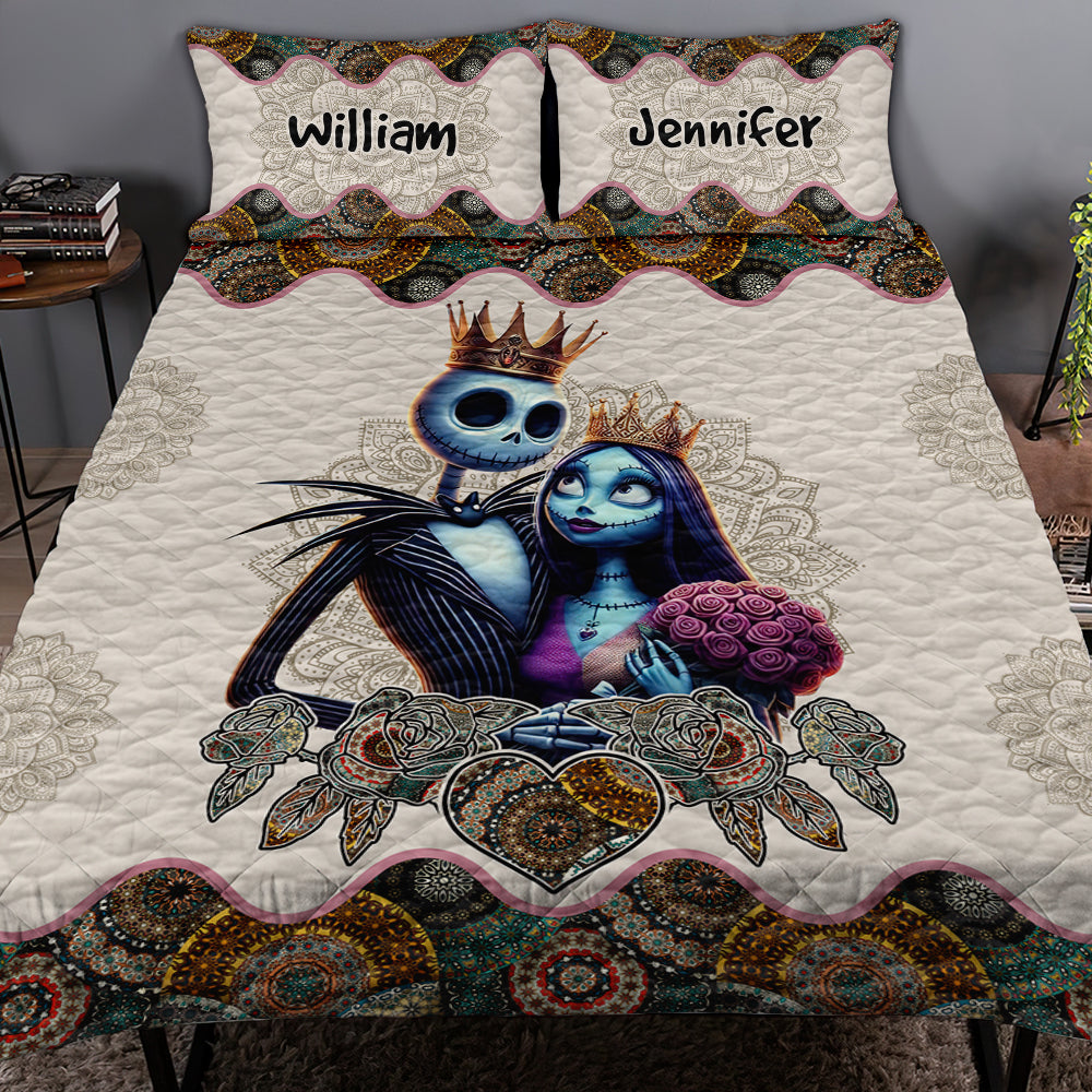 Personalized Gifts For Couple Quilt Bedding Set Special Line 05qnqn051124 - Blanket - GoDuckee
