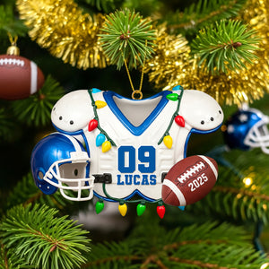 Personalized Gifts For American Football Lovers Christmas Acrylic Ornament 01hutn230825 - Ornament - GoDuckee