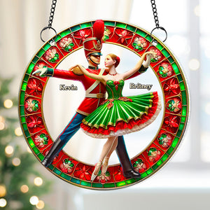 Personalized Gifts For Couples, Ballet Couple Dancing Acrylic Suncatcher Ornament 10ACDT040924 - Ornament - GoDuckee