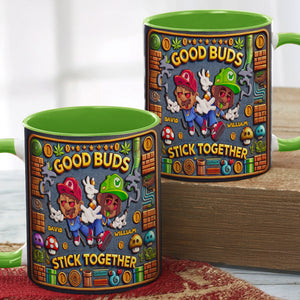 Personalized Gifts For Friend Mug, Good Buds Stick Together 02TGDT060125 - Coffee Mug - GoDuckee