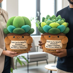 Succulent Plant Custom Shaped Pillow - Personalized Gifts For Coworker 07NAMG151125 - Pillow - GoDuckee