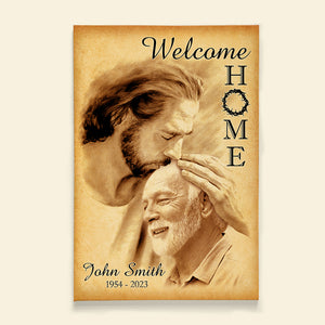 Welcome Home, Personalized Canvas, Memory Gifts For Heaven - Poster & Canvas - GoDuckee