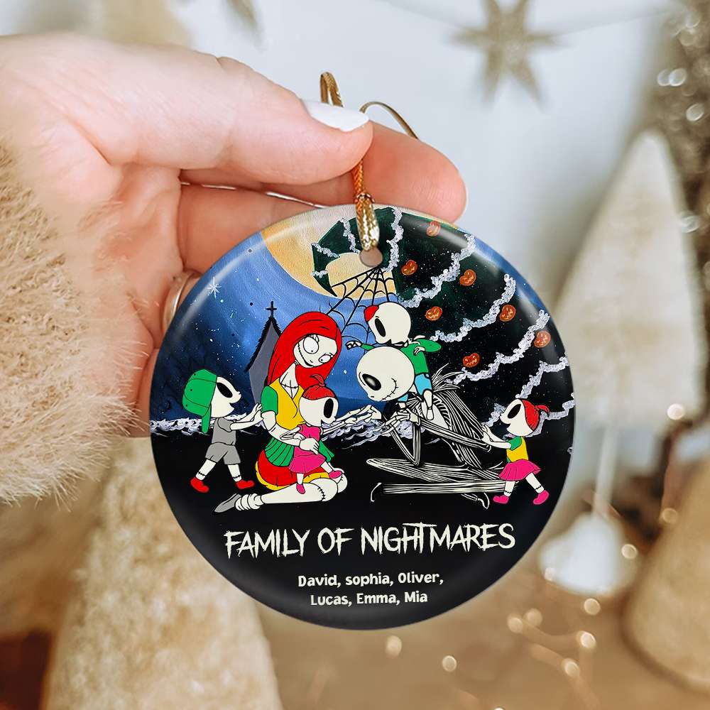 Family - Horror Midnight 05QHDT021123 Personalized Ornament, Gifts For Family - Ornament - GoDuckee