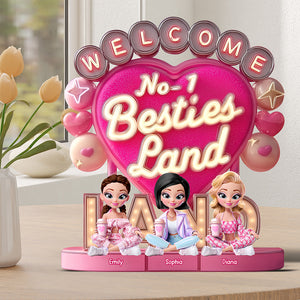 Doll Besties Plaque - Personalized Gifts For Besties 01tgqn090625 - Shaped Plaques - GoDuckee