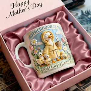 Cute Goose Mom In The Hood Coffee Mug - Personalized Gifts For Moms 05qhlu270226 - Coffee Mug - GoDuckee