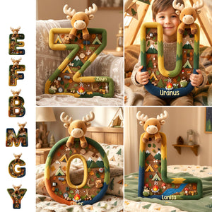 Camping Alphabet Pillow - Personalized Gifts For Campers 01kimg111225-Homacus