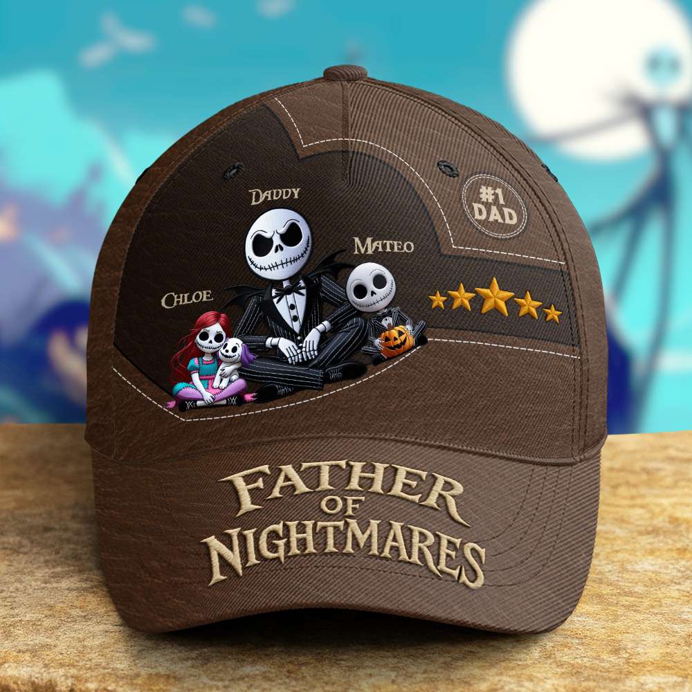 Horror Midnight Dad Classic Cap Personalized Gifts For Dad 02NADT300425 - Caps - GoDuckee