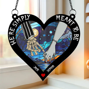 Personalized Gifts For Couple Suncatcher Ornament 01natn220724 - Ornament - GoDuckee