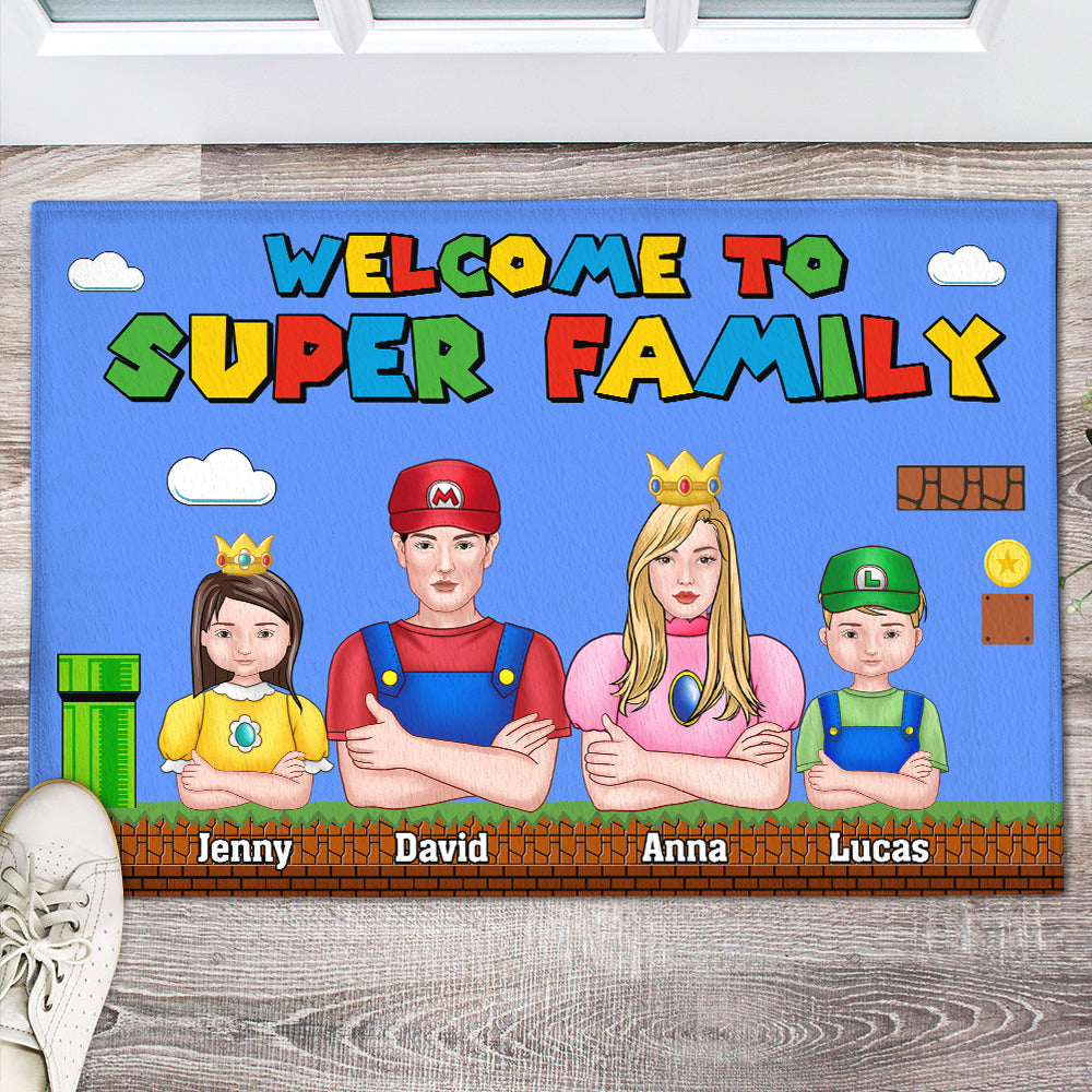 Personalized Gifts For Family Doormat 02xqtn280624hg - Doormat - GoDuckee