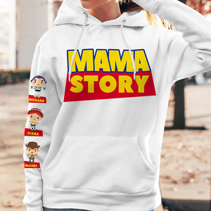 Personalized Gifts For Mom Shirt Mama Story 021KAQN150425 - AOP Products - GoDuckee