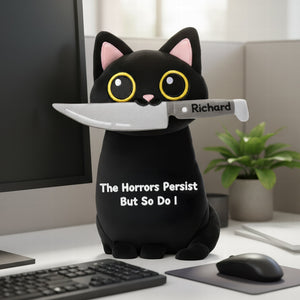 Black Cat Custom Shape Pillow - Personalized Gifts For Coworker 02huqn151125 - Pillow - GoDuckee