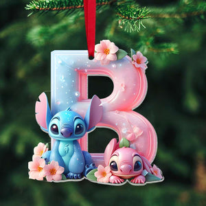 Custom Alphabet Letter For Cartoon Lovers, Christmas Acrylic Ornament 03OHMH221024 - Ornament - GoDuckee