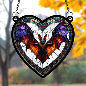 Personalized Halloween Gifts For Horror Fans Bat Suncatcher Ornament 20acqn240824 - Ornament - GoDuckee