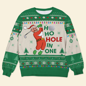 Custom Photo Gifts For Golf Player Ugly Sweater 07ACQN021024 - AOP Products - GoDuckee