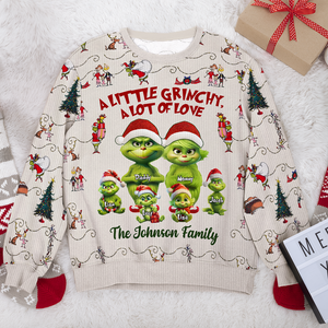 Personalized Christmas Gifts For Family Ugly Sweater 02kapu251024 - AOP Products - GoDuckee