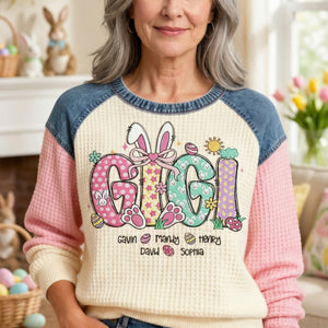 Cute Easter Bunny 3D Sweatshirt - Personalized Gifts For Grandma 01naqn240226 - AOP Products - GoDuckee