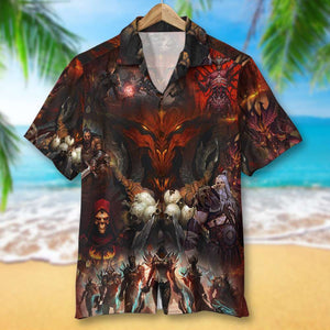 Devil Hawaiian Shirt - GZ-HW-04QHTN140623 - Hawaiian Shirts - GoDuckee