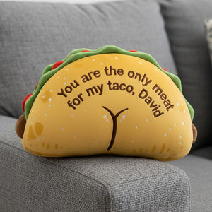 Cheeky Taco Pillow - Personalized Gifts For Couple 02TOTN091225 - Pillow - GoDuckee
