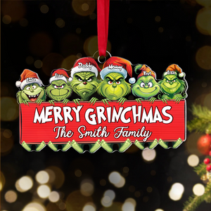 Personalized Gifts For Family Christmas Ornament 01ohpu300924 - Ornament - GoDuckee