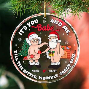 Personalized Gifts For Couple Christmas Ornament 01acpu011024 - Ornament - GoDuckee