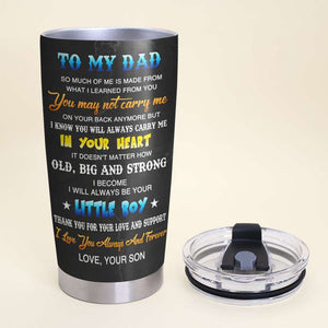 Dad You Will Always Be My Hero Personalized Tumbler - 04QHHN020623HH - Tumbler Cup - GoDuckee