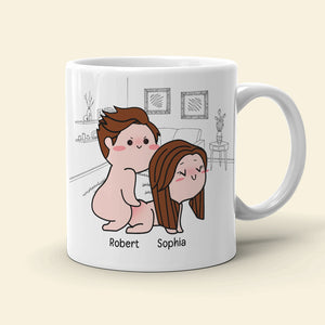 Put This Mug Down And Take Me In Doggy-Gift For Couple-Personalized Coffee Mug-Funny Couple - Coffee Mug - GoDuckee