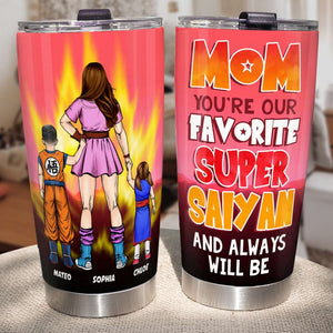 Personalized Gifts For Mom Tumbler Mom You're My Favorite Mom 04NADT190324HH - Tumbler Cups - GoDuckee