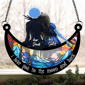 Personalized Gifts For Couple Suncatcher Ornament 03ACDT060824 - Ornament - GoDuckee