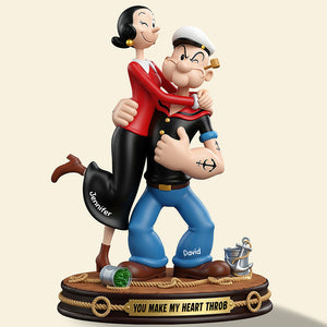 Funny Couple Acrylic Plaque Personalized Gifts For Couple 04NAQN050625-Homacus