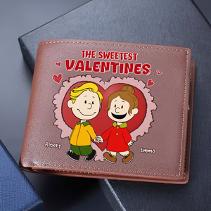 Personalized Gifts For Couple PU Leather Wallet 01ohpu251224hg - Leather Wallet - GoDuckee