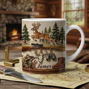 Hunting Coffee Mug - Personalized Gifts For Hunting Lovers 01tgta191225 - Coffee Mug - GoDuckee
