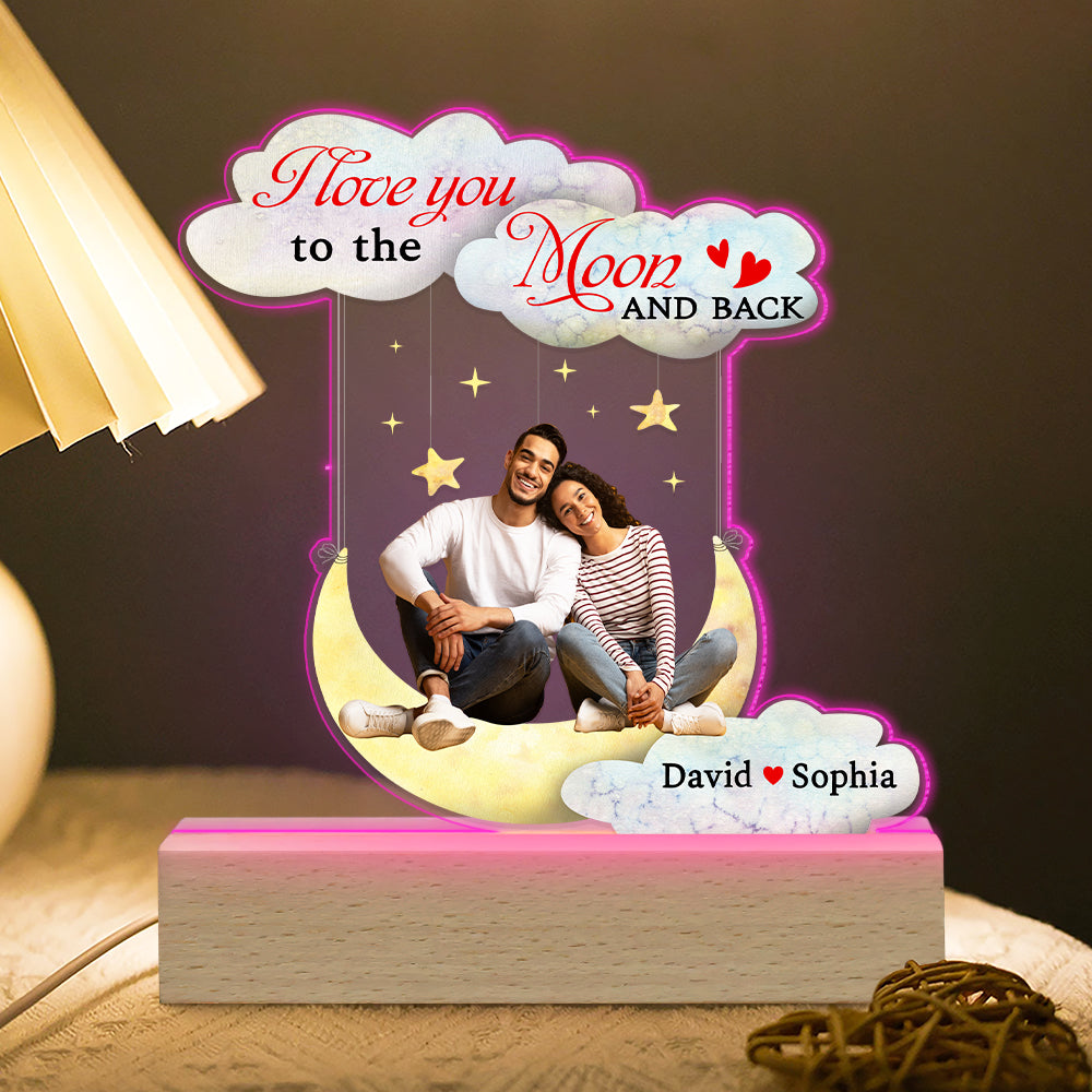 Heart Led Light - Family - To My Queen - Never Forget That I Love You -  Gifts Holder