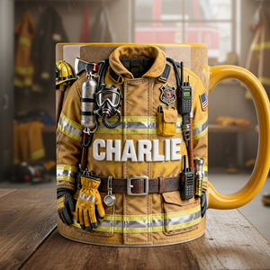 FireFighter Coffee Mug - Personalized Gifts For FireFighter 01hyta140126 - Coffee Mug - GoDuckee