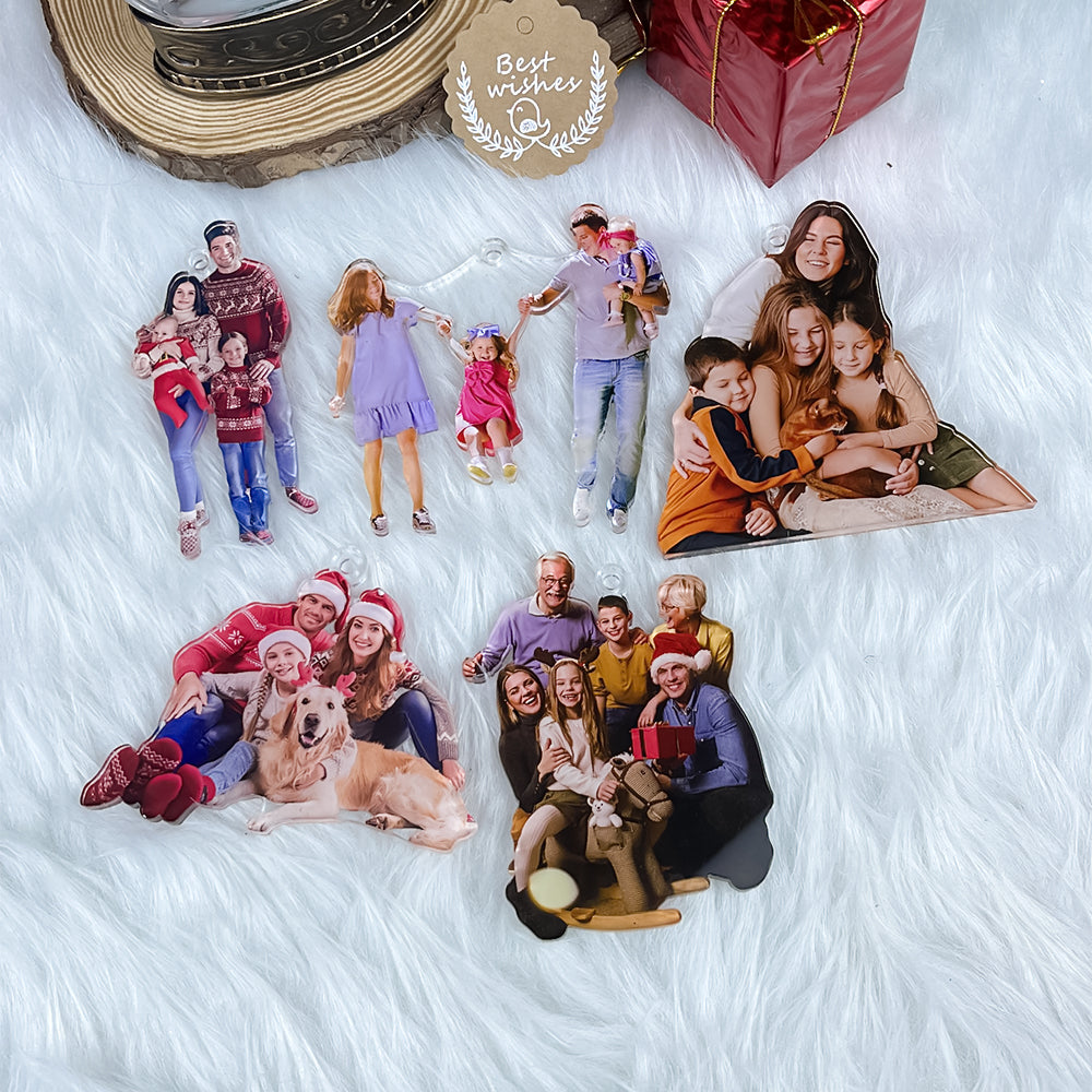 Custom Photo Gifts for Family Ornament 175acvp140924 - Ornament - GoDuckee