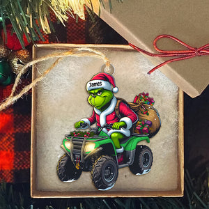 Personalized Gift For ATV Lover Christmas Ornament, Playful ATV Rider 02qhtn061124 - Ornament - GoDuckee