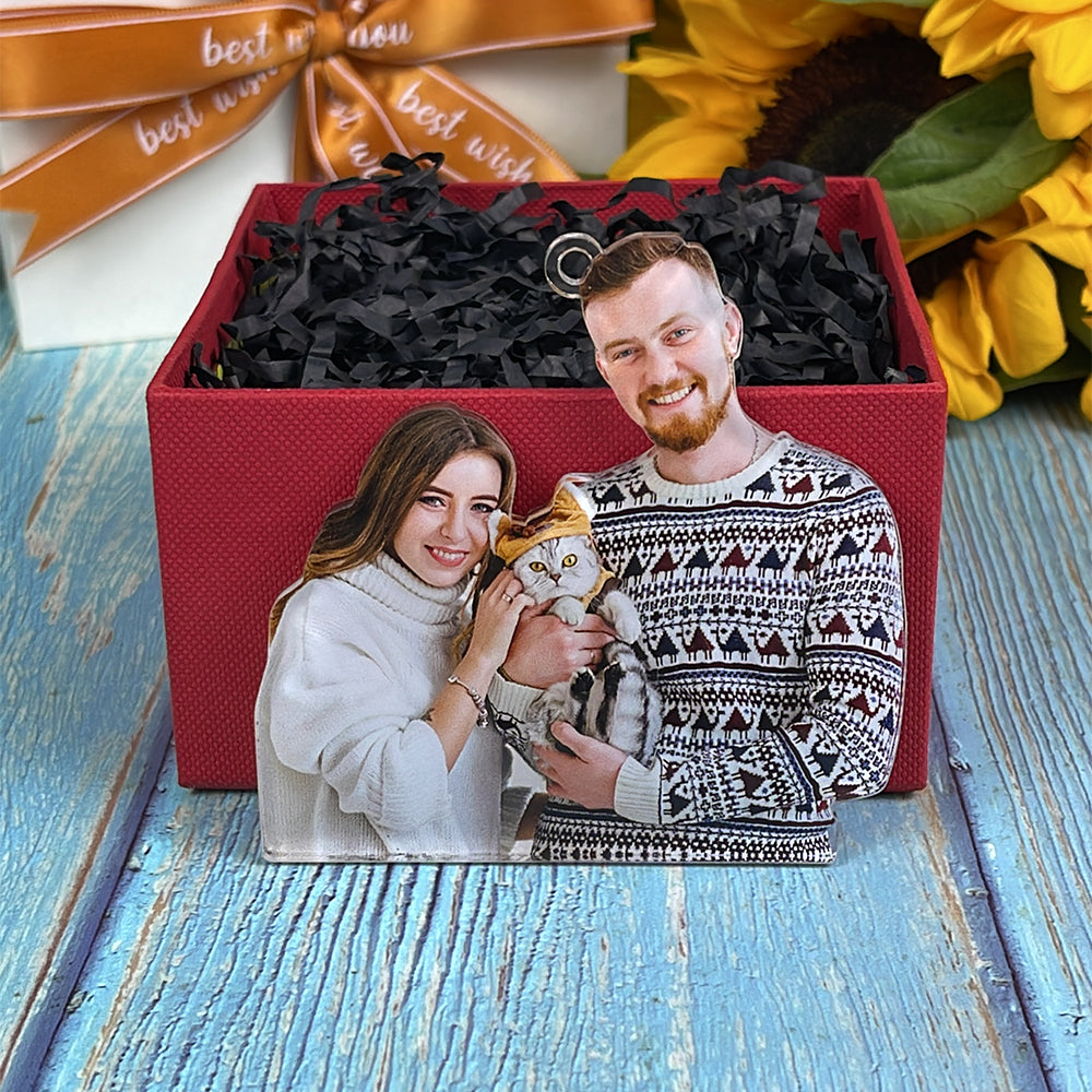 Custom Photo Gifts For Couple Keychain 211acvp140924 - Keychains - GoDuckee