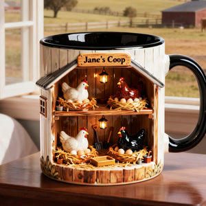Chicken Farm Coffee Mug - Personalized Gifts For Farmer 02ohta311225 - Coffee Mug - GoDuckee