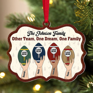 Personalized Gifts For American Football-loving Family Christmas Ornament 03ohtn211024 - Ornament - GoDuckee