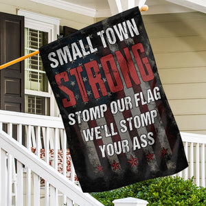 Small Town Strong, House Flag, 06ACQN270723-01 - Flag - GoDuckee